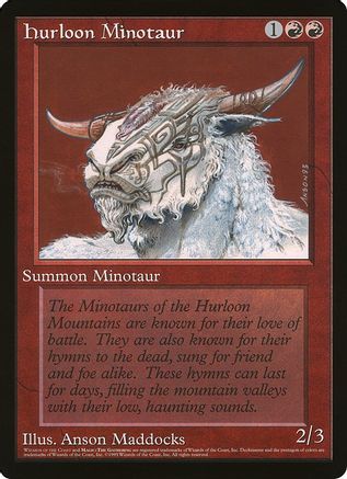 Hurloon Minotaur (Oversized) [Oversize Cards]-1