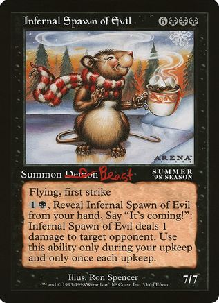 Infernal Spawn of Evil (Arena League) (OVER-) - Oversize Cards-1