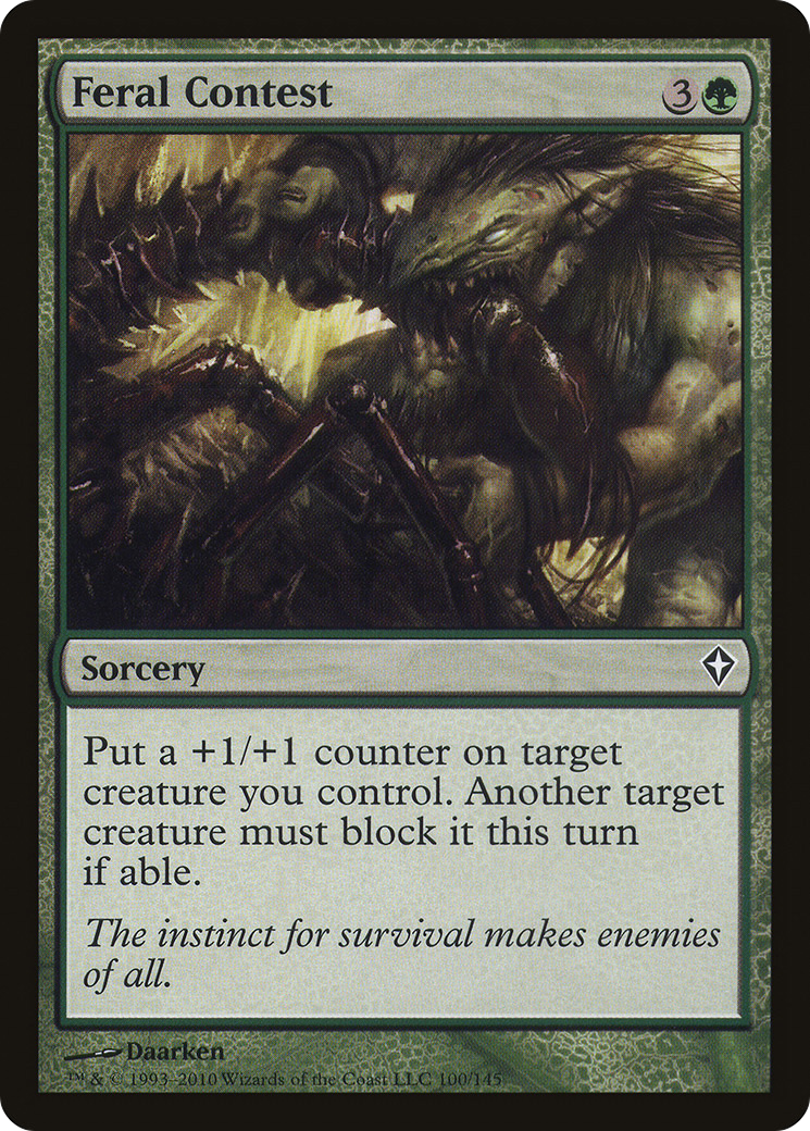 Feral Contest [Worldwake]-1