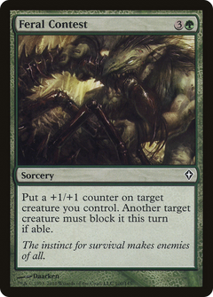 Feral Contest [Worldwake]-1