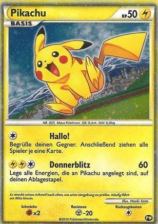 Pikachu (German) 0PW  - Holofoil Pikachu World Collection Promos - Promo-1