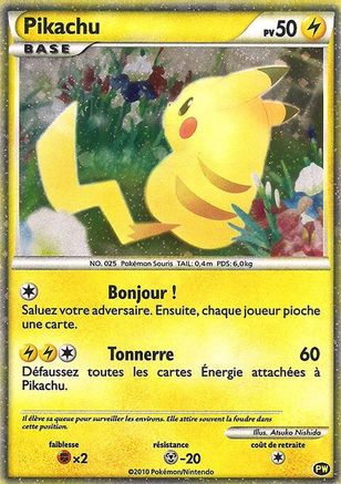Pikachu (French) 0PW  - Holofoil Pikachu World Collection Promos - Promo-1
