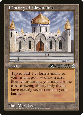 Library of Alexandria (1st Place) (Arena League) (OVER-) - Oversize Cards-1