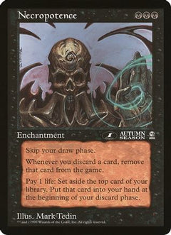 Necropotence (Oversized) [Oversize Cards]-1