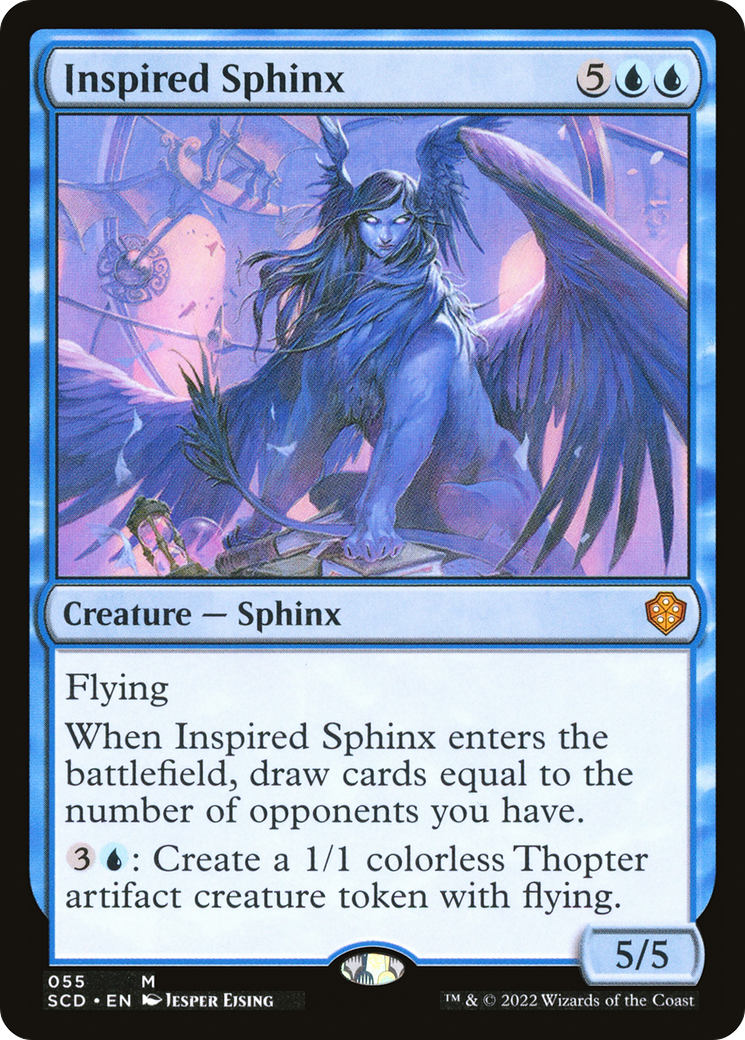 Inspired Sphinx [Starter Commander Decks]-1