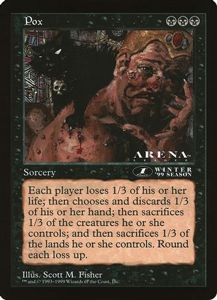 Pox (1st Place) (Arena League) (OVER-) - Oversize Cards-1