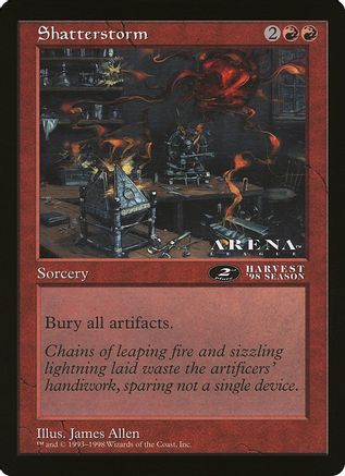 Shatterstorm (2nd Place) (Arena League) (OVER-) - Oversize Cards-1