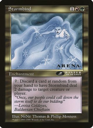 Stormbind (Arena League) (OVER-) - Oversize Cards-1