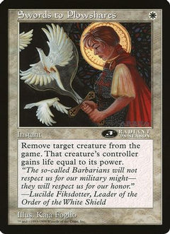 Swords to Plowshares (Oversized) [Oversize Cards]-1