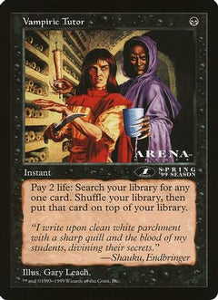 Vampiric Tutor (Arena League) (OVER-) - Oversize Cards-1
