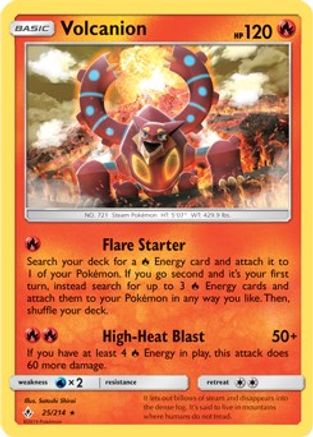 Volcanion (25/214) (Theme Deck Exclusive) [Sun & Moon: Unbroken Bonds]-1