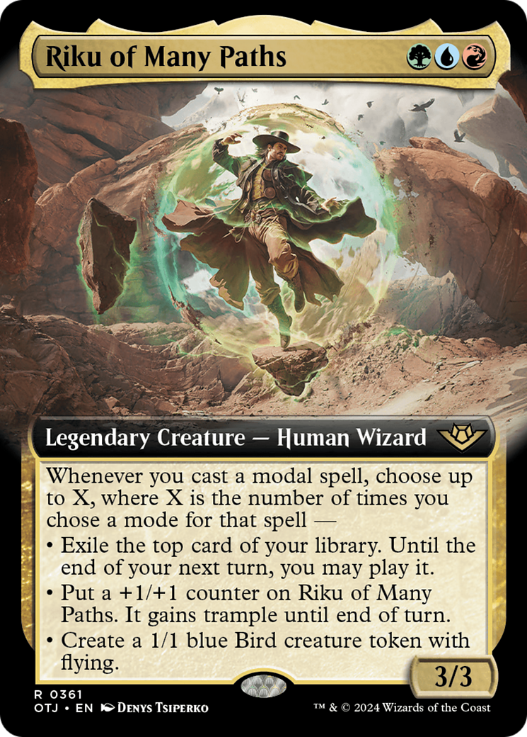Riku of Many Paths (Extended Art) [Outlaws of Thunder Junction]-1