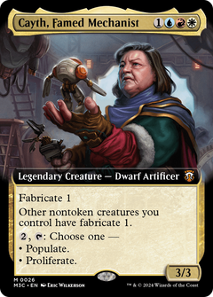Cayth, Famed Mechanist (Extended Art) [Modern Horizons 3 Commander]-1