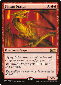 Shivan Dragon [Welcome Deck 2017]-1