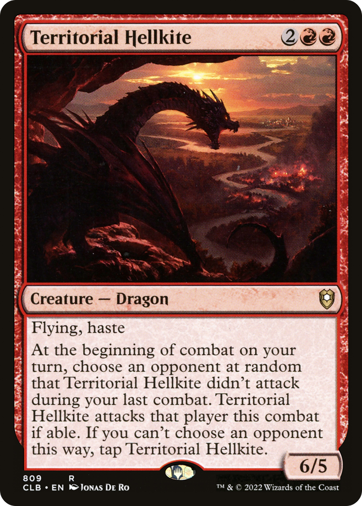 Territorial Hellkite [Commander Legends: Battle for Baldur's Gate]-1
