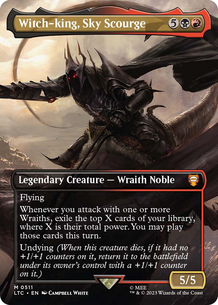 Witch-king, Sky Scourge (Borderless) [The Lord of the Rings: Tales of Middle-Earth Commander]-1