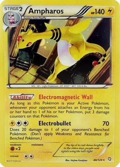 Ampharos (40/124) (Cosmos Holo) (Blister Exclusive) [Black & White: Dragons Exalted]-1