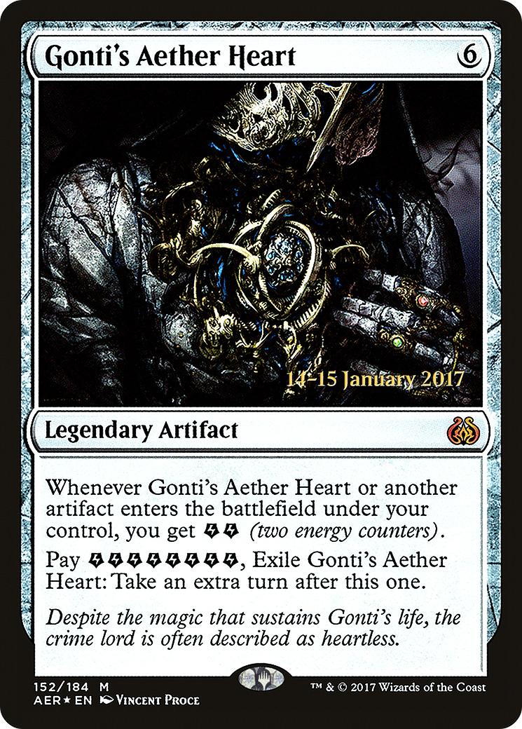 Gonti's Aether Heart [Aether Revolt Prerelease Promos]-1