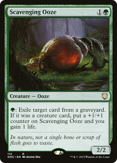 Scavenging Ooze [Phyrexia: All Will Be One Commander]-1