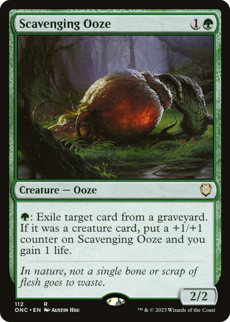 Scavenging Ooze [Phyrexia: All Will Be One Commander]-1