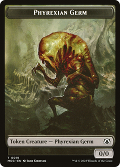 Phyrexian Germ (TMOC-019) - March of the Machine Commander Tokens-1
