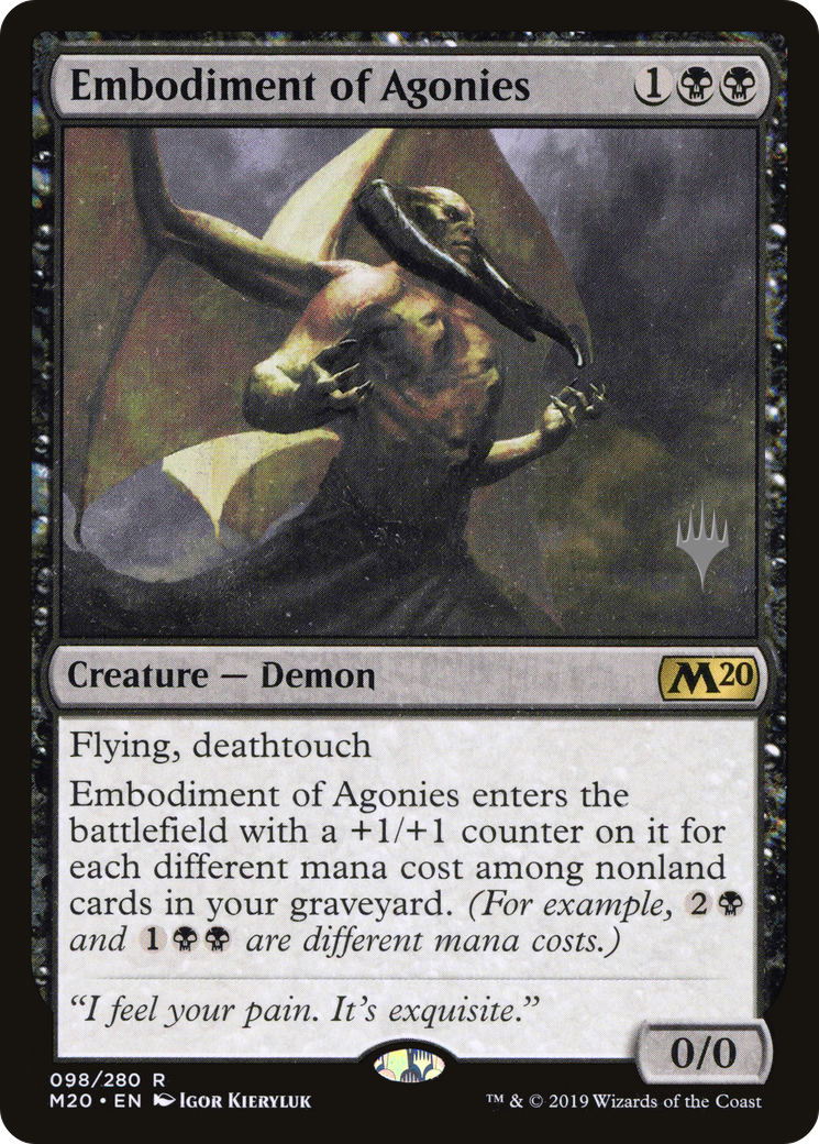 Embodiment of Agonies (Promo Pack) [Core Set 2020 Promos]-1