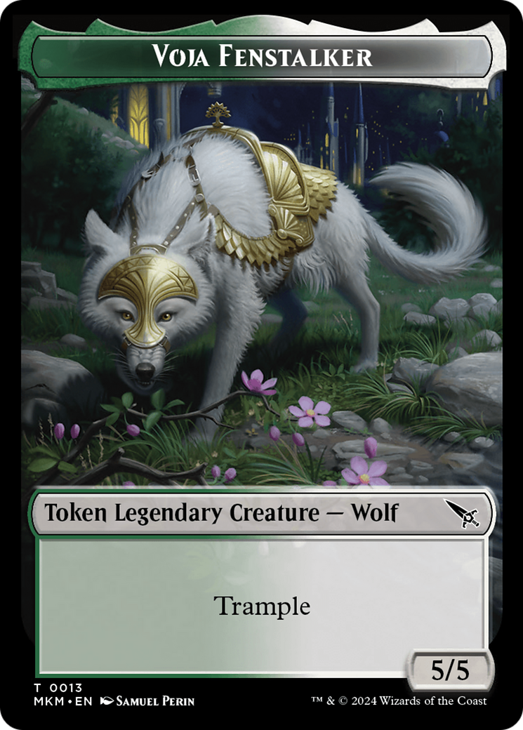 Voja Fenstalker (TMKM-013) - Murders at Karlov Manor Tokens-1