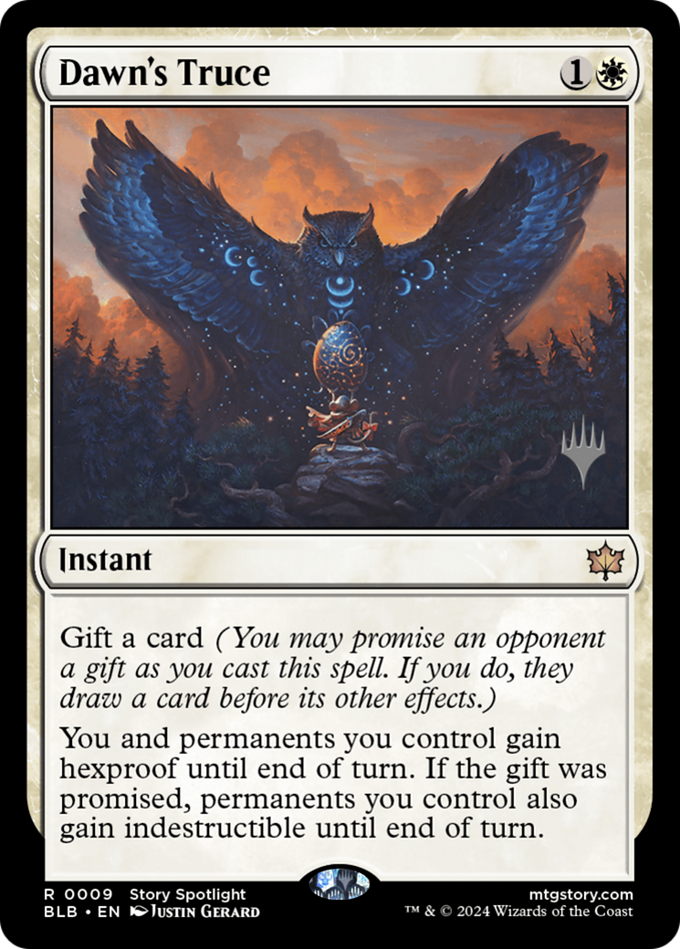 Dawn's Truce (Promo Pack) [Bloomburrow Promos]-1