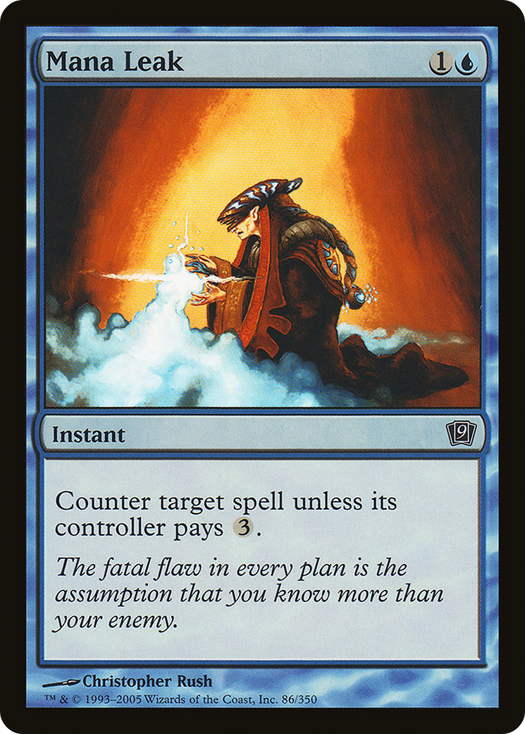 Mana Leak (9ED-086) - 9th Edition Foil-1