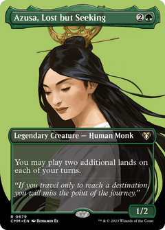 Azusa, Lost but Seeking (Borderless Profile) [Commander Masters]-1