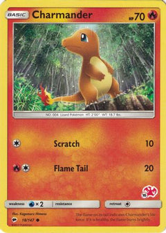 Charmander (18/147) (Charizard Stamp #16) [Battle Academy 2020]-1