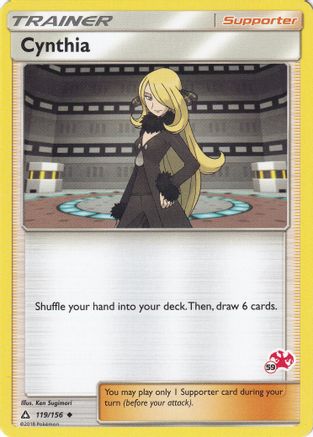 Cynthia (119/156) (Charizard Stamp #59) [Battle Academy 2020]-1