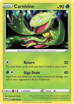 Carnivine (005/189) [Sword & Shield: Darkness Ablaze]-1