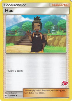 Hau (120/149) (Charizard Stamp #41) [Battle Academy 2020]-1