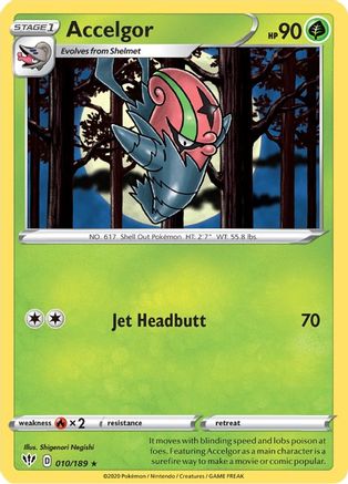 Accelgor (010/189) [Sword & Shield: Darkness Ablaze]-1