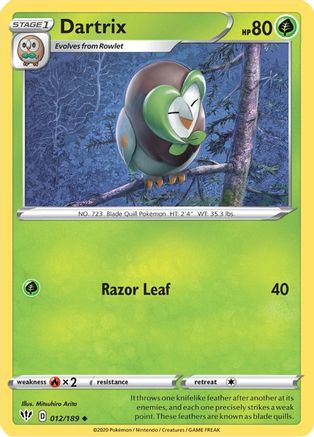 Dartrix (012/189) [Sword & Shield: Darkness Ablaze]-1