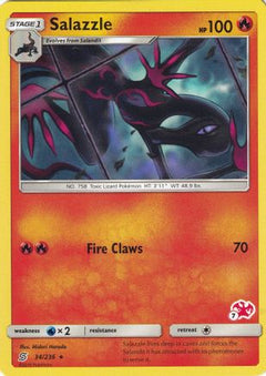 Salazzle (34/236) (Charizard Stamp #7) [Battle Academy 2020]-1