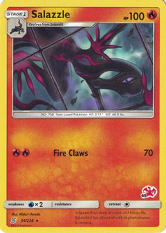 Salazzle (34/236) (Charizard Stamp #49) [Battle Academy 2020]-1