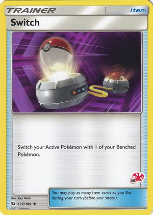 Switch (132/149) (Charizard Stamp #40) [Battle Academy 2020]-1