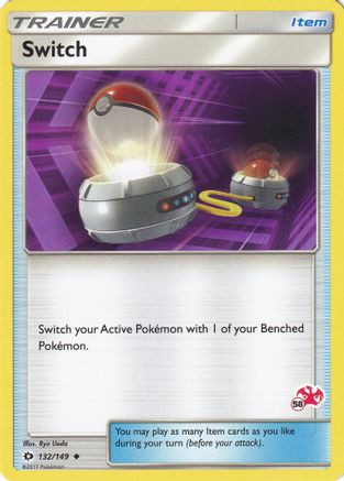 Switch (132/149) (Charizard Stamp #58) [Battle Academy 2020]-1