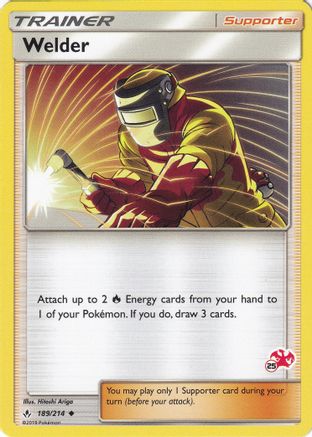 Welder (189/214) (Charizard Stamp #25) [Battle Academy 2020]-1