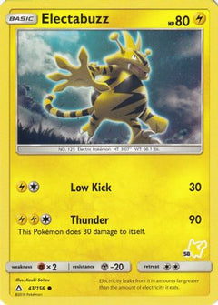Electabuzz (43/156) (Pikachu Stamp #58) [Battle Academy 2020]-1