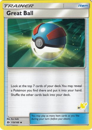 Great Ball (119/149) (Pikachu Stamp #57) [Battle Academy 2020]-1