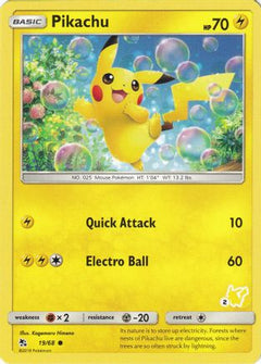Pikachu (19/68) (Pikachu Stamp #2) [Battle Academy 2020]-1
