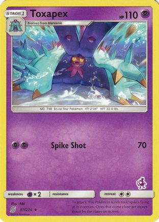 Toxapex (97/236) (Mewtwo Deck) [Battle Academy 2020]-1