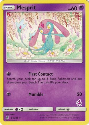 Mesprit (84/236) (Mewtwo Deck) [Battle Academy 2020]-1
