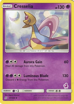 Cresselia (87/236) (Mewtwo Deck) [Battle Academy 2020]-1