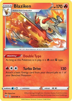 Blaziken (024/189) [Sword & Shield: Darkness Ablaze]-1