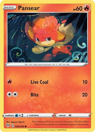 Pansear (026/189) [Sword & Shield: Darkness Ablaze]-1