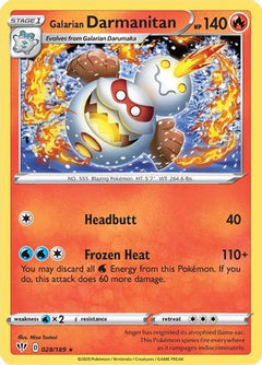 Galarian Darmanitan (028/189) [Sword & Shield: Darkness Ablaze]-1